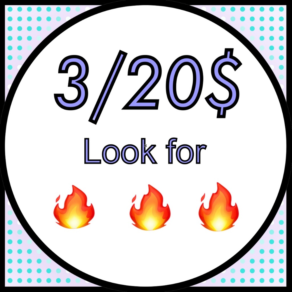 3/20 Items Marked  🔥 🔥 🔥